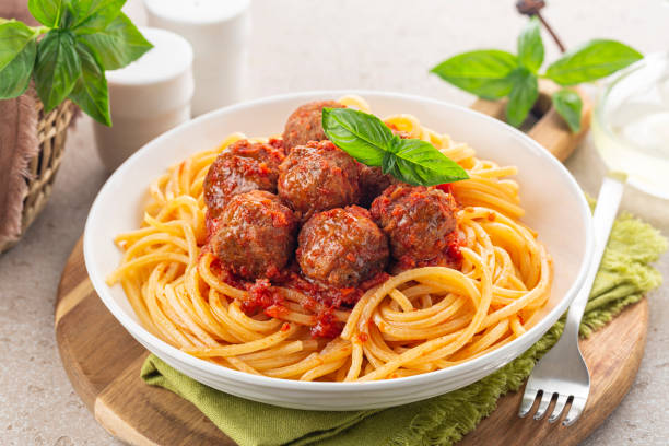 Spicy Meatball Pasta