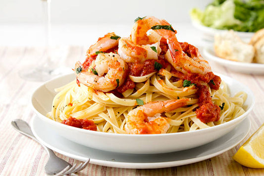 Spicy Prawns Pasta